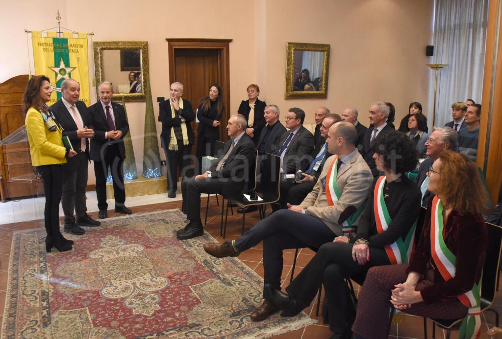 Rimini 07-12-2023  – Prefettura consegna Stelle Maestri del Lavoro. © Manuel Migliorini Adriapress.