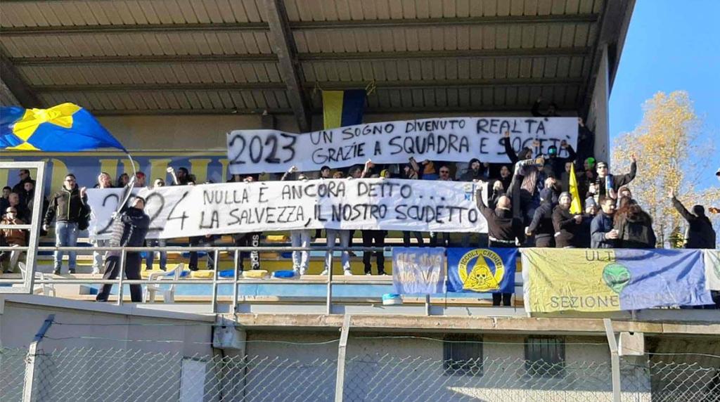 I tifosi del Novafeltria non hanno fatto mancare il sostegno alla squadra e alla società
