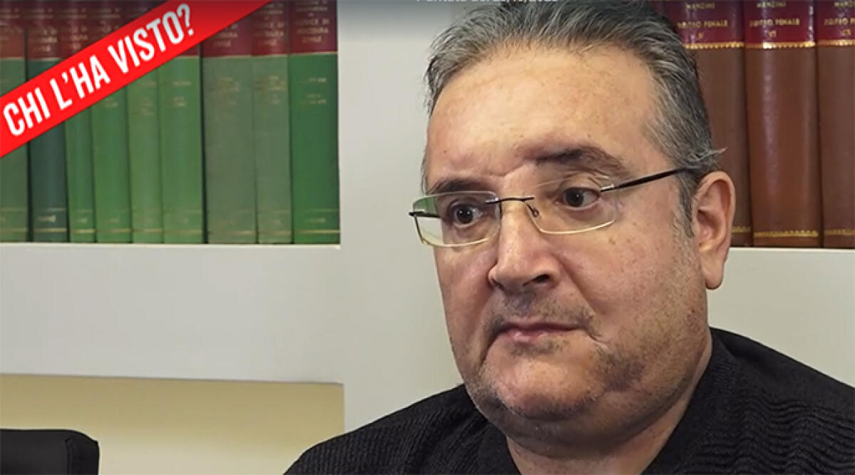 Pierina, il figlio Giuliano: "L'assassino? Una mente bacata" - Giuliano Saponi. Un fermo immagine della trasmissione Chi l'ha Visto?