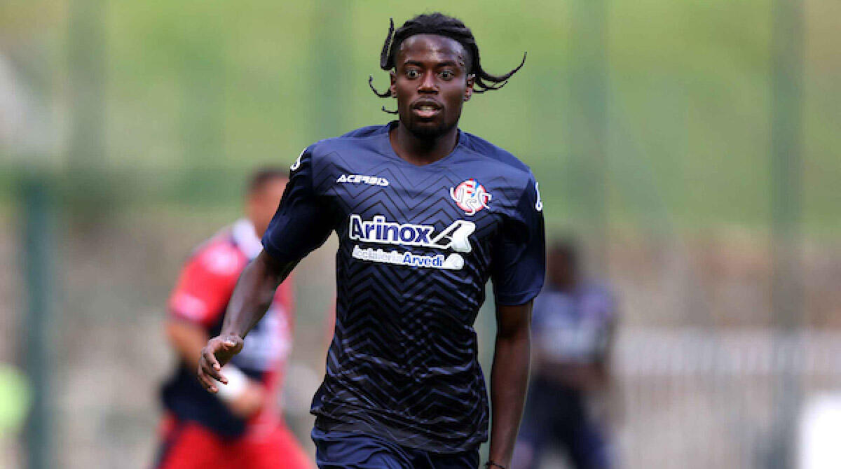 Rimini, accelerata per Tenkorang. Faggi verso l'Entella - Tenkorang FOTO US CREMONESE