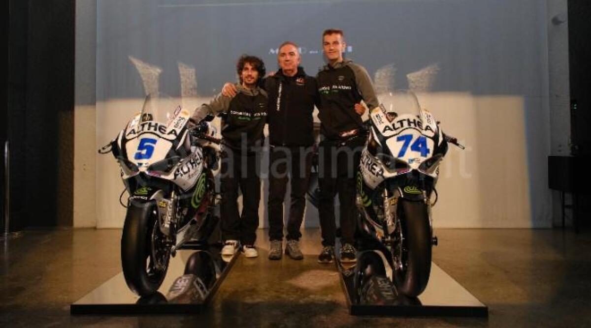 Motociclismo, mondiale Supersport: si alzano i veli su Althea Racing. Antonelli uno dei due piloti - 