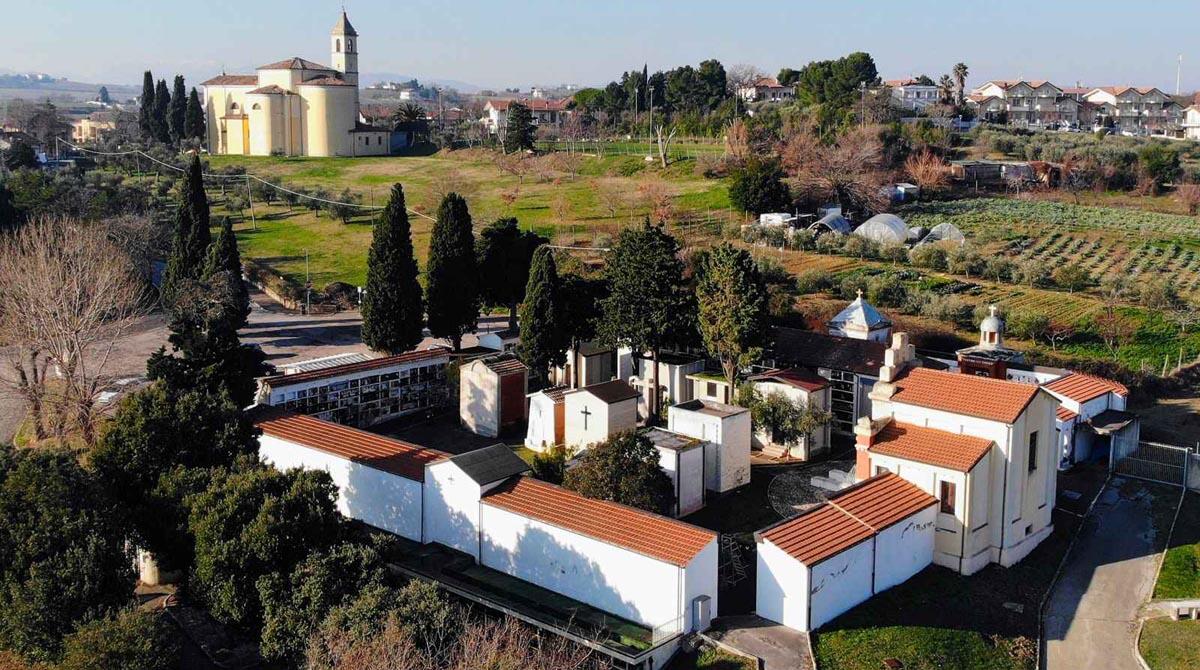Cimitero di Misano Monte: entro inizio estate fine dei lavori di ampliamento - Cimitero Misano Monte