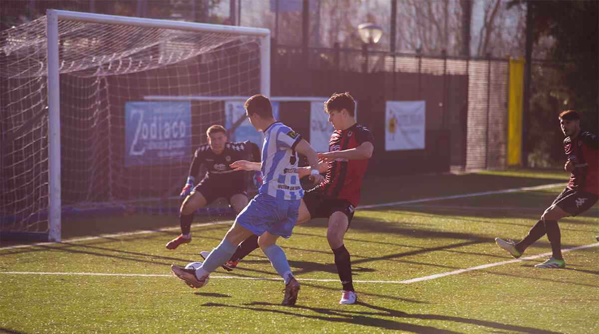 Victor San Marino, tre gol in 14 minuti e brivido finale: ma torna la vittoria col Sant'Angelo - Il gol di Lozza PH PIPPO