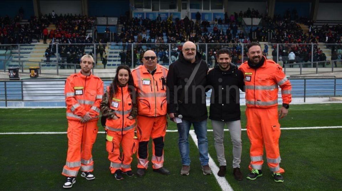Riccione. Stadio Nicoletti, il nuovo manto erboso inaugurato da oltre 2000 bambini -