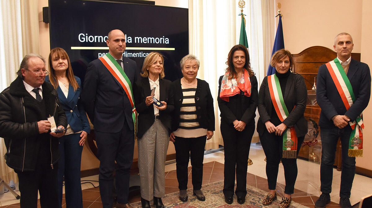 Memoria: il prefetto consegna le Medaglie d'Onore a 3 riminesi che hanno vissuto i lager - Prefettura consegna Medaglie Giorno della Memoria. © Manuel Migliorini Adriapress.