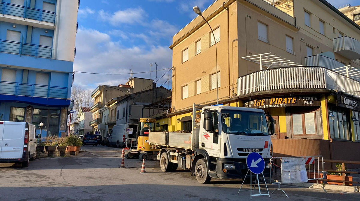 Lavori a Cattolica: chiusure su via del Porto - Lavori via del Porto, Cattolica