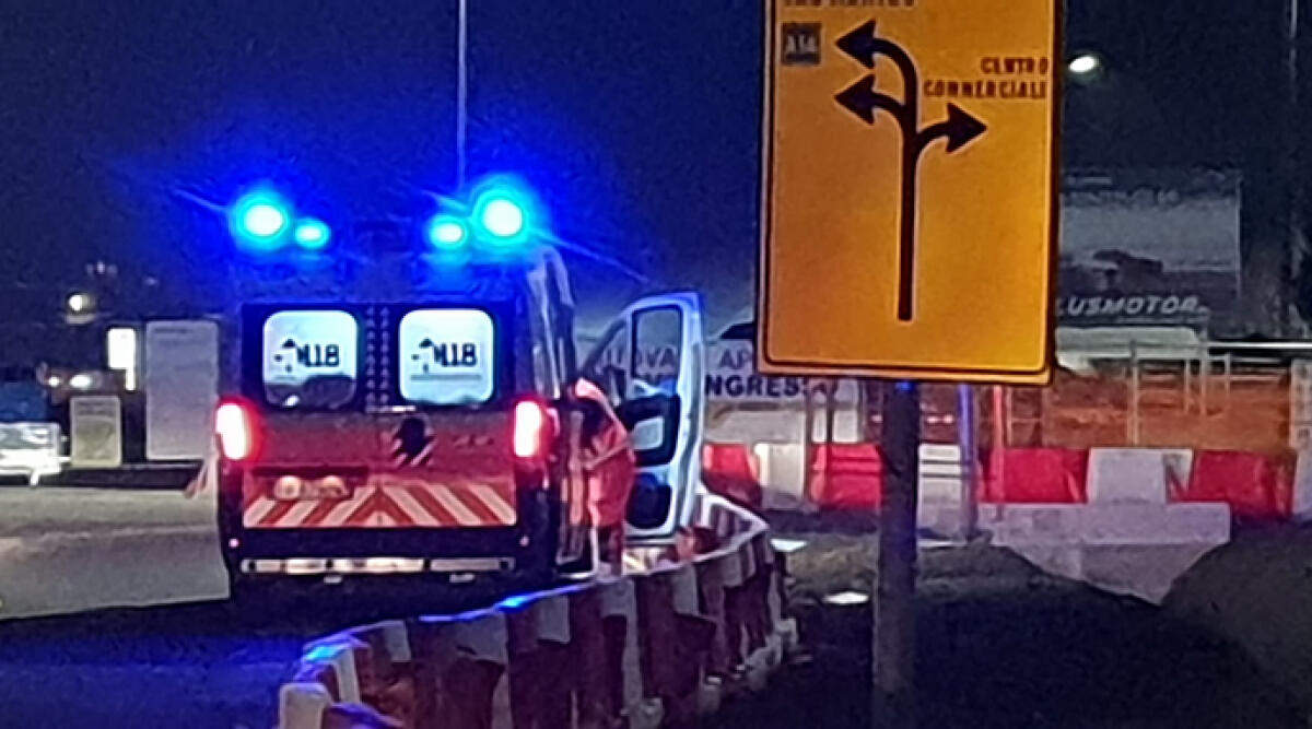 Rimini: investito da un’auto sul monopattino sulla statale Adriatica - Il luogo dell'incidente