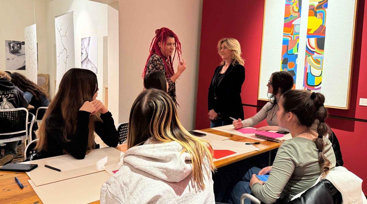 Riccione, gli studenti del Volta Fellini diventano artisti alla mostra sull'alimentazione - 