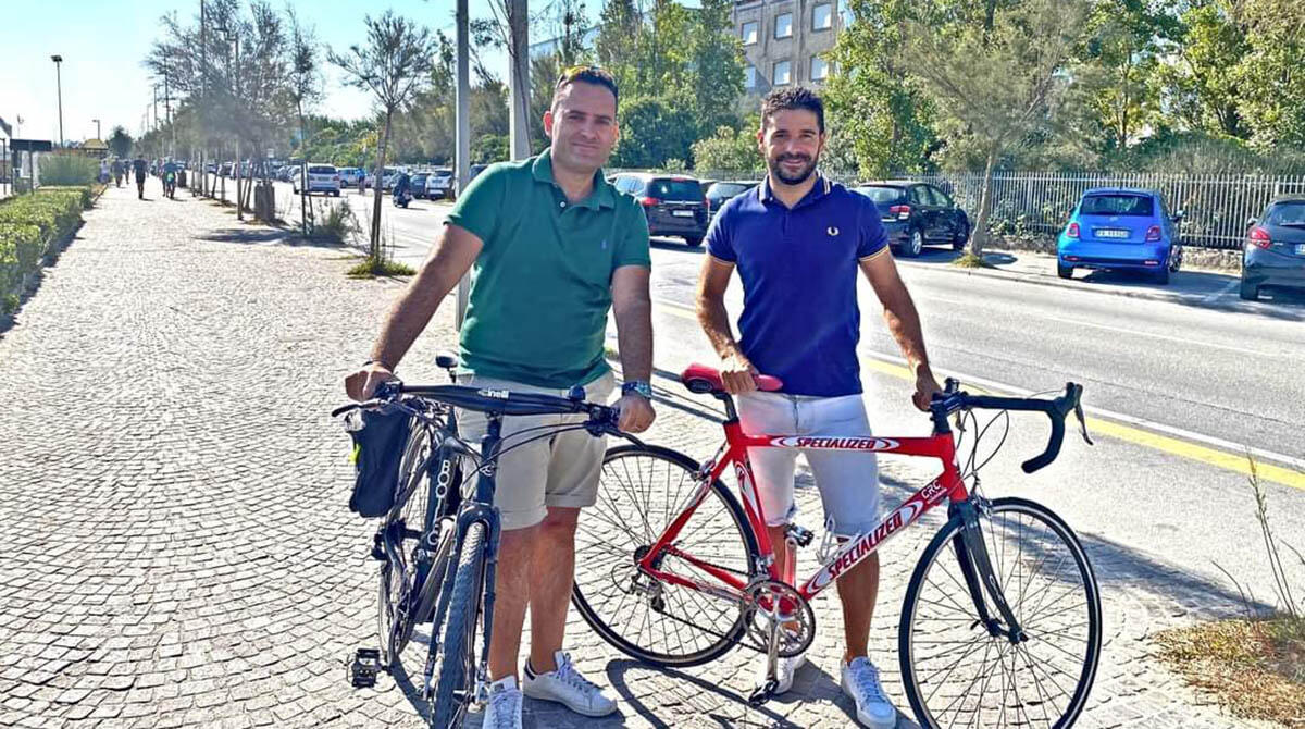 Ecco la nuova "passeggiata green" di Riccione: iniziano i lavori del Lungomare Sud - Gli assessori Riccione Christian Andruccioli e Simone Imola