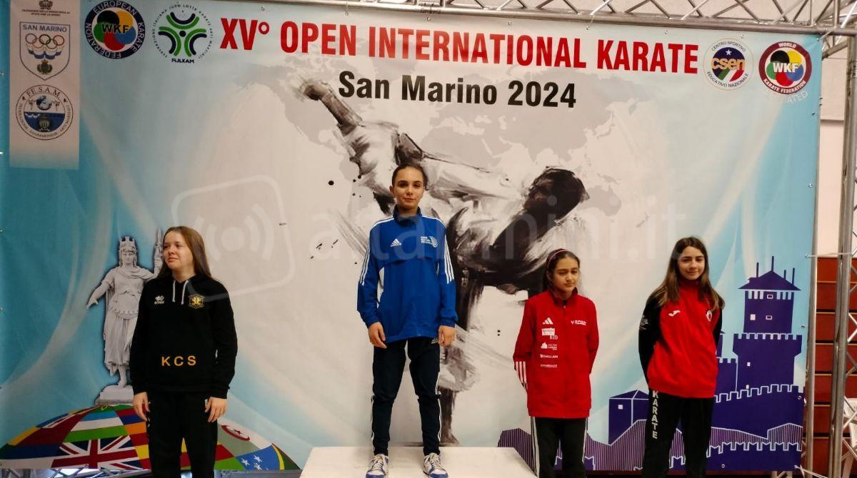 Karate Riccione, medaglie e soddisfazioni al 15esimo Open di San Marino -