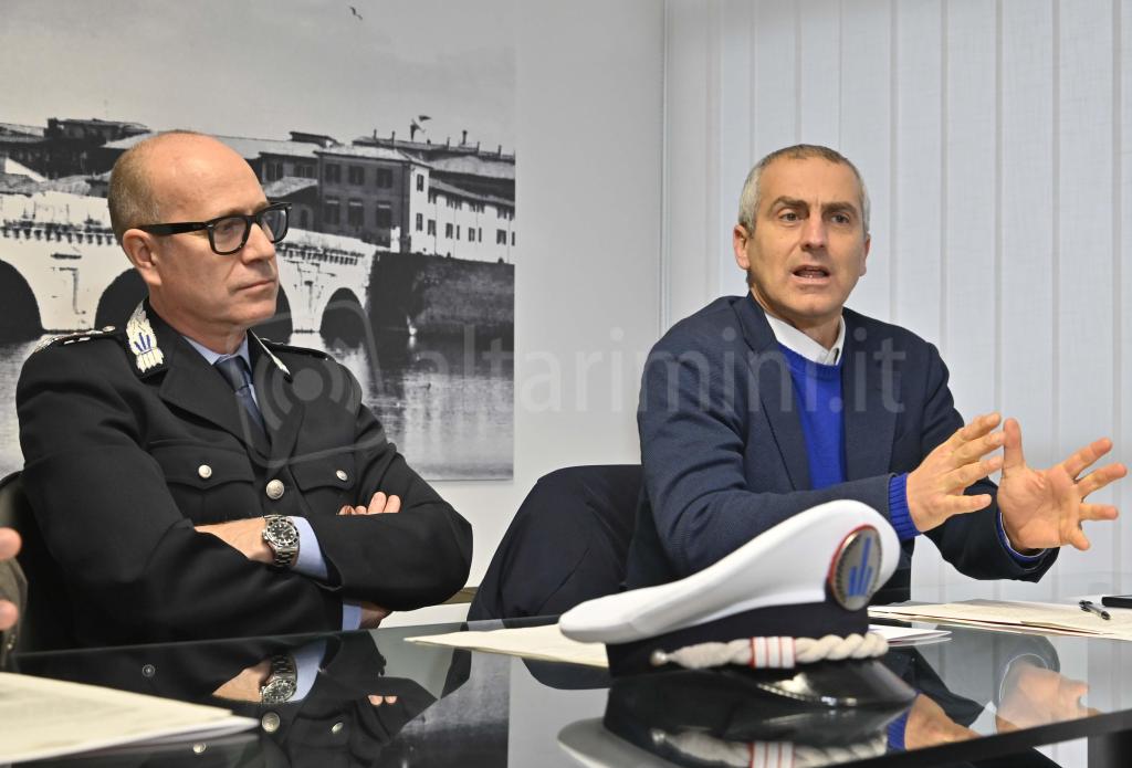 Rimini; 19/01/2024: Comune RN Uff Stampa, presentazione nuova sala radio Polizia Locale©Riccardo Gallini /GRPhoto