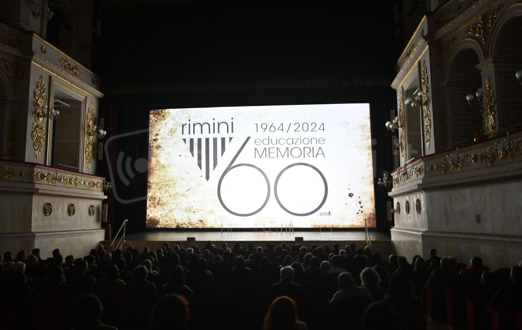 Rimini; 25/01/2024: Comune RN Uff Stampa, educazione alla Memoria al teatro Galli©Riccardo Gallini /GRPhoto