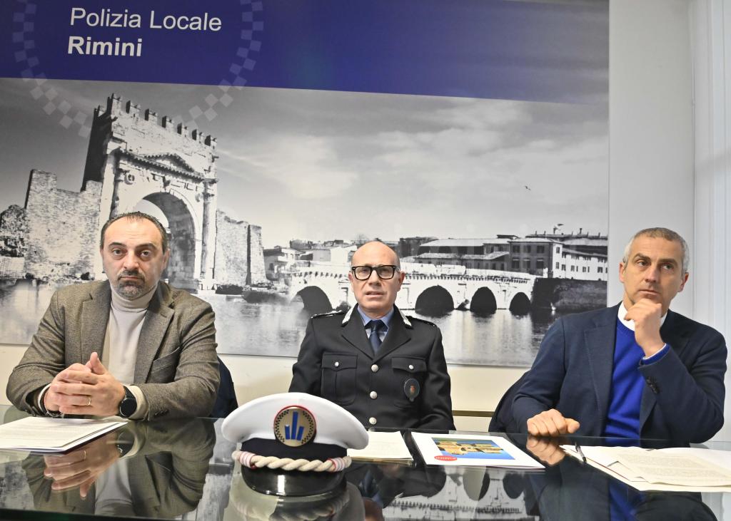 Rimini; 19/01/2024: Comune RN Uff Stampa, presentazione nuova sala radio Polizia Locale©Riccardo Gallini /GRPhoto