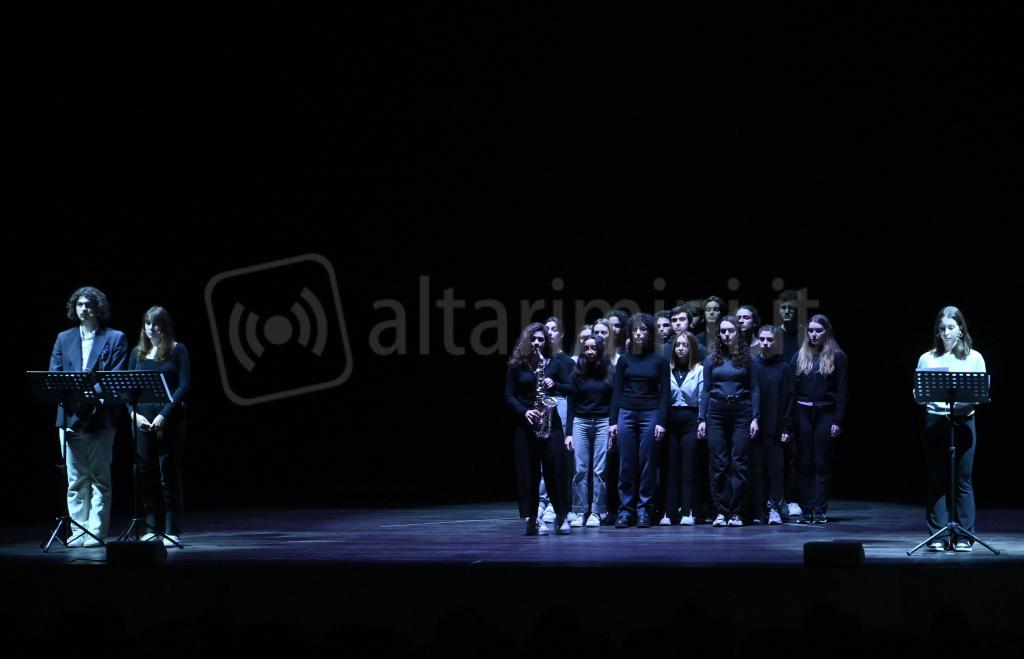 Rimini; 25/01/2024: Comune RN Uff Stampa,  Educazione alla Memoria, teatro Galli©Riccardo Gallini /GRPhoto