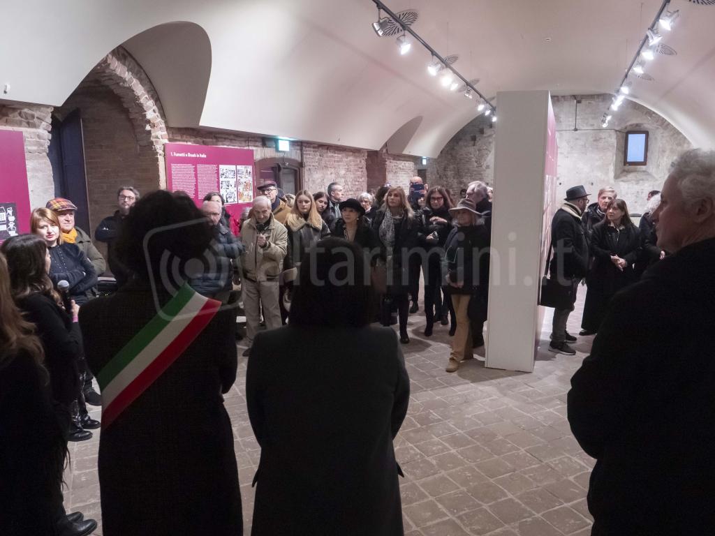 Rimini; 27/01/2023: Comune RN Uff Stampa, inaugurazione mostra I Fumetti e la Shoa a Castel Sismondo©Riccardo Gallini /GRPhoto