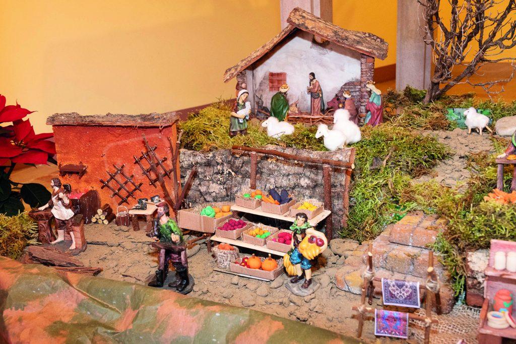 Un particolare del presepe PH IL PONTE
