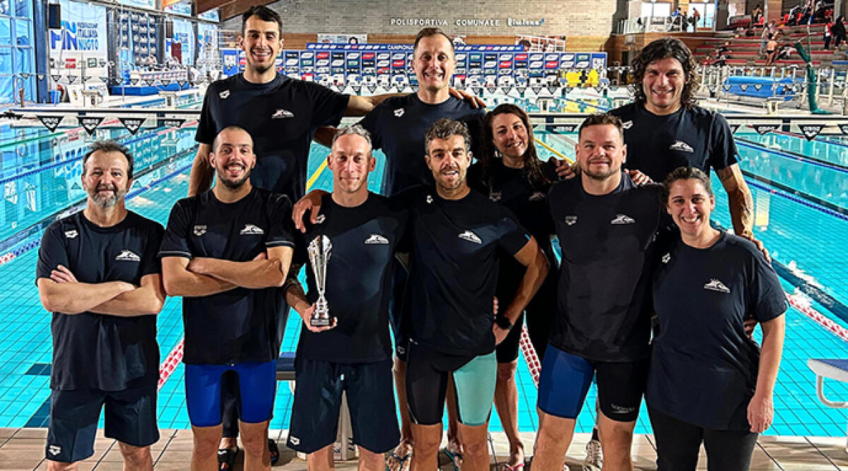 Campionati Regionali Master: trionfo della San Marino Master con 39 medaglie e un record italiano - La squadra Master