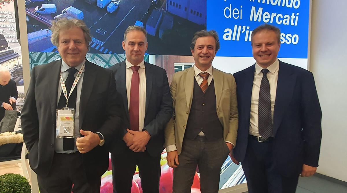 Gianni Indino eletto presidente della rete d'imprese Emilia Romagna Mercati - Indino, Giunchi, Core, Marcatili