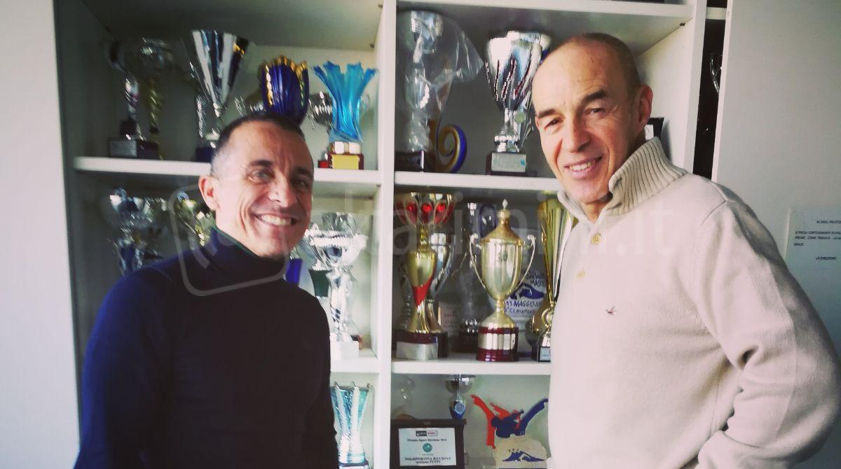 Massimiliano Benedetti nuovo Direttore Tecnico dello Stadio del Nuoto di Riccione - Michele Nitti e Massimiliano Benedetti - ph dav_vivi