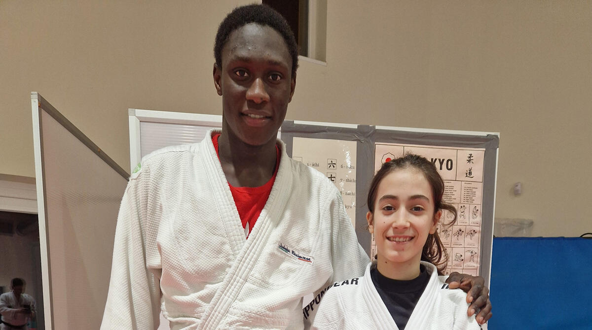 Judo Riccione: continua l'ascesa di Badiane e Longo - Bruno Badiane e Sofia Longo