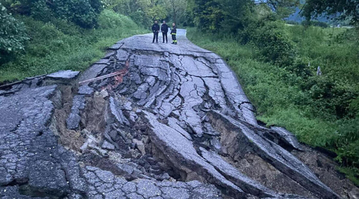 Alluvione, sopralluogo a Montiano e Borghi di Priolo - Foto repertorio di Nicola Andrucci Facebook