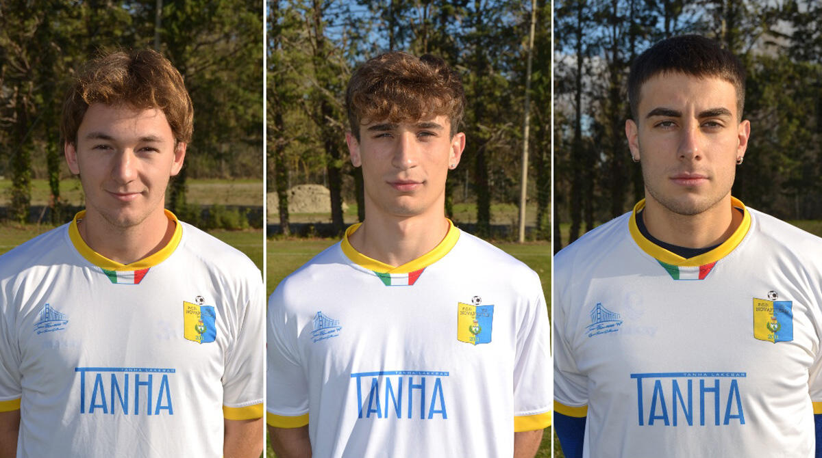 Novafeltria, anche i 2003 "locali" protagonisti della riscossa. Ostacolo Reno - Da sinistra: Andrea Pavani, Pietro Guerra, Francesco Piva