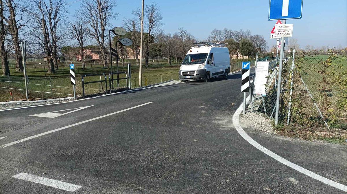Rimini, concluso intervento su strada ex tiro a volo di Vergiano - 
