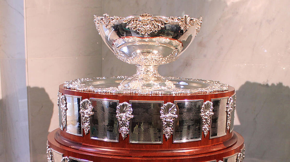 La Coppa Davis sarà esposta a Rimini: "Momento storico per amanti del tennis" - Particolare della Coppa Davis PH WIKIPEDIA