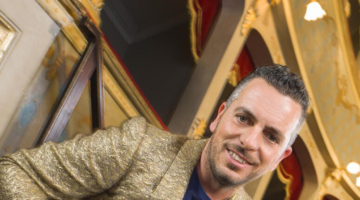 Mirko Casadei a Sanremo per i 70 anni di Romagna mia - Foto Ansa