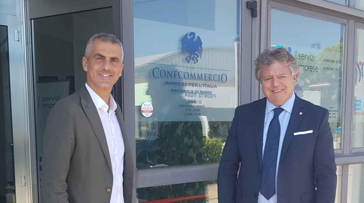 Problema sicurezza a Rimini Sud, Confcommercio chiede azioni contro il degrado - Il sindaco Jamil Sadegholvaad e Gianni Indino