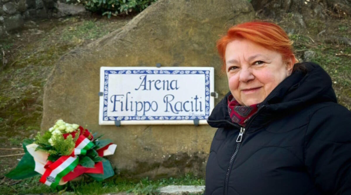 Una giornata contro la violenza negli stadi dedicata a Raciti. Cipriani:a Montefiore dedicammo monumento - Vallì Ciprani al monumento dedicato a Raciti
