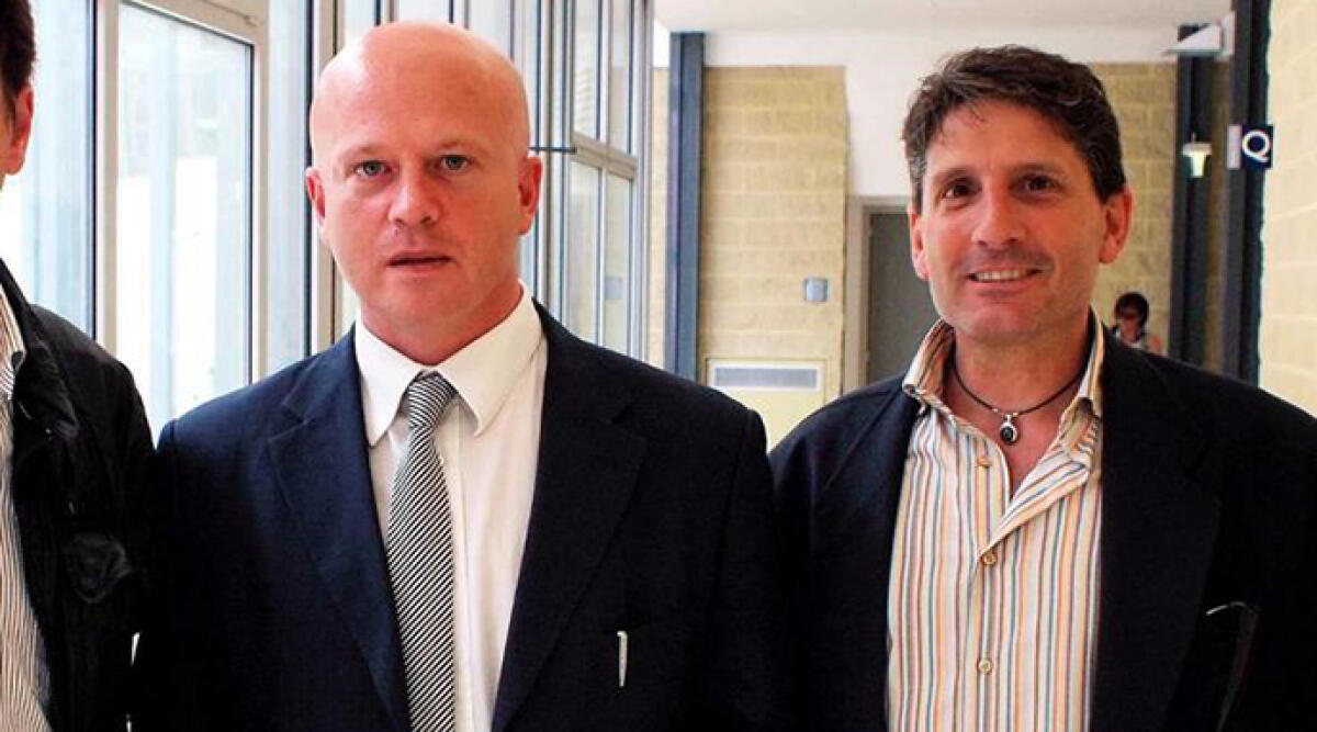 Educazione alla legalità: esperti e autorità a confronto con gli studenti di Rimini nella lotta alla mafia - Il sostituto procuratore della Repubblica di Rimini , dott. Davide Ercolani e il v. commissario Luciano Baglioni