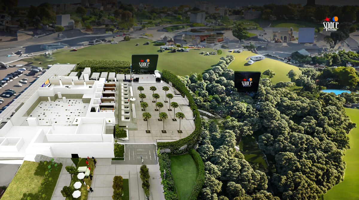 Il 2 giugno apre Space Riccione: lo storico locale di Ibiza rinasce nella Perla Verde. De Meis torna in sella - Rendering Space Riccione