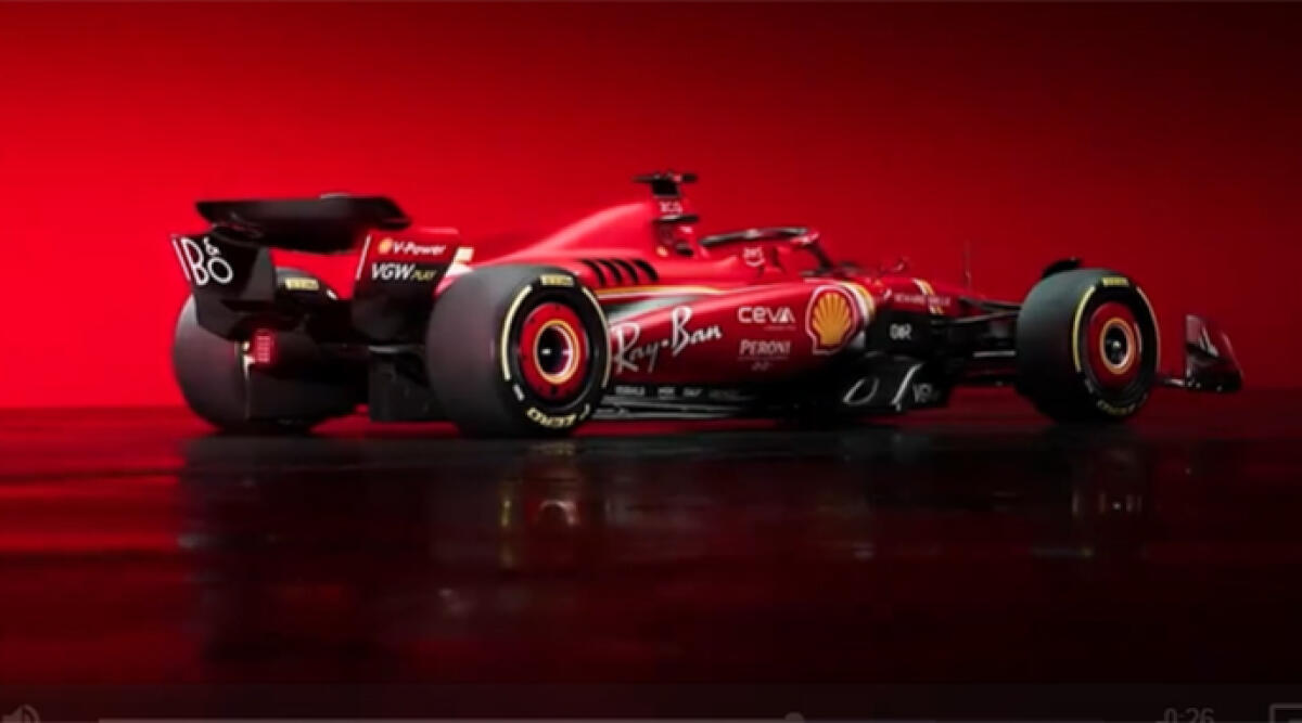 Ecco la nuova SF-24, la Ferrari con bande bianche e gialle - 