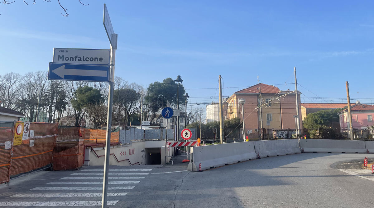 Al via i lavori per rinnovare il sottopasso del grattacielo di Rimini - Il cantiere