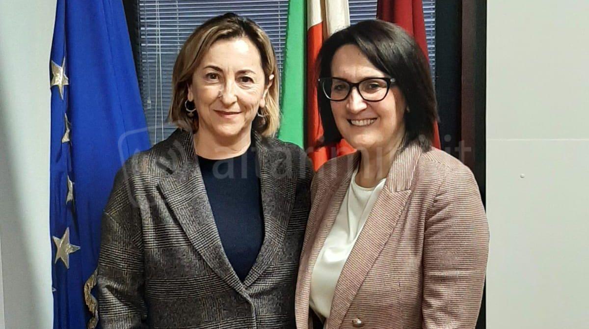 Sicurezza e ordine pubblico: Emma Petitti incontra la nuova Questora di Rimini Abbate - Emma Petitti ed Olimpia Abbate