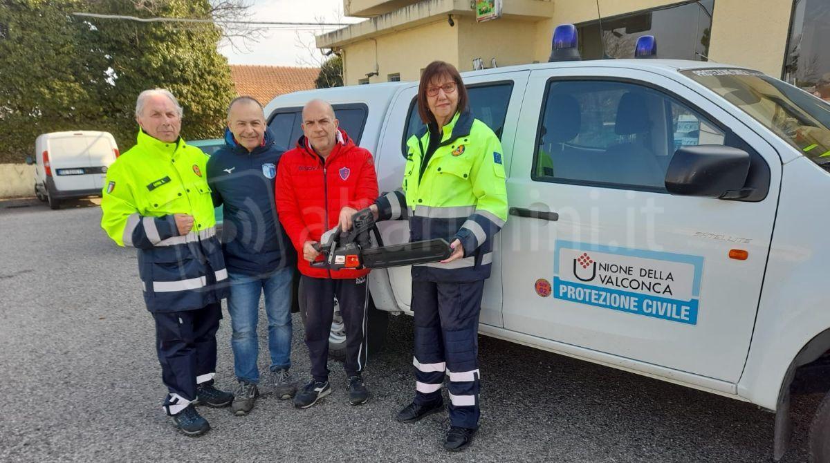 Valconca. Sport e solidarietà si incontrano: donazione la Protezione Civile - 
