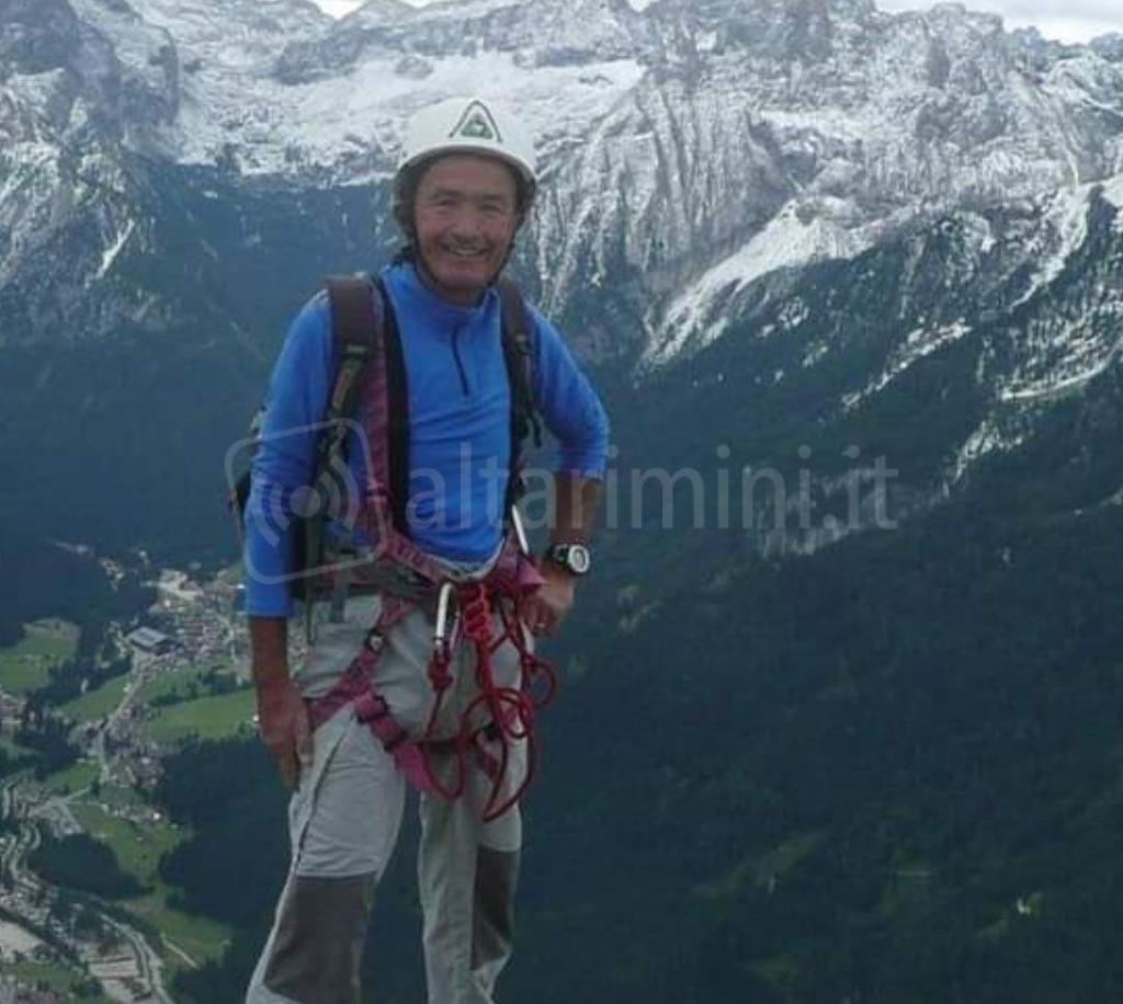 Piergiorgio e la sua altra grande passione: la montagna (PH FACEBOOK)