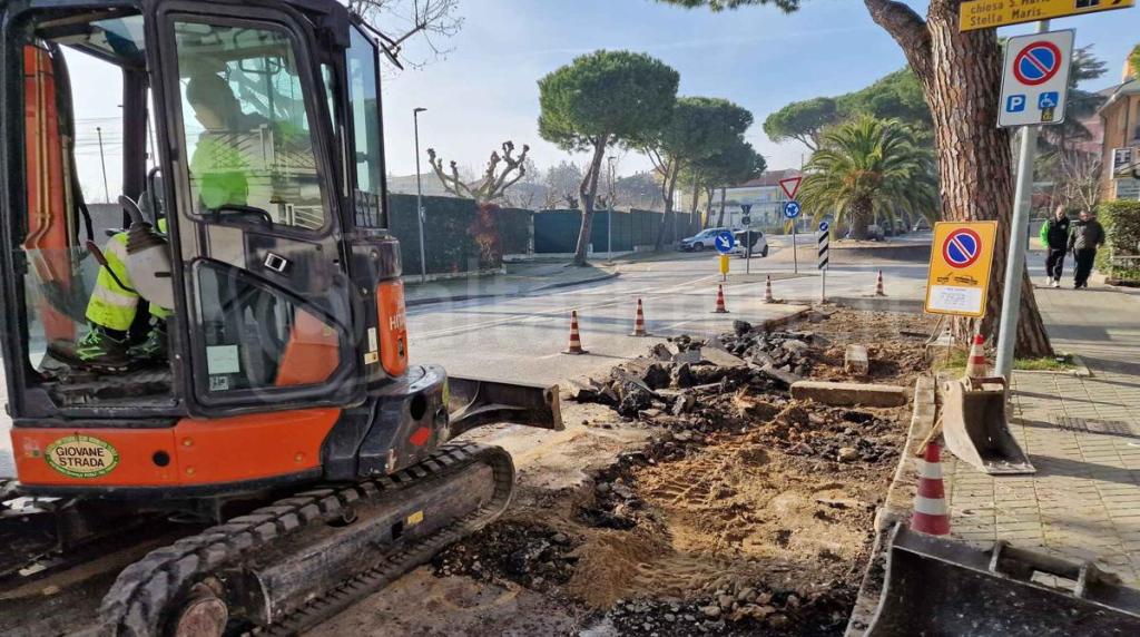 I lavori in viale Marsala