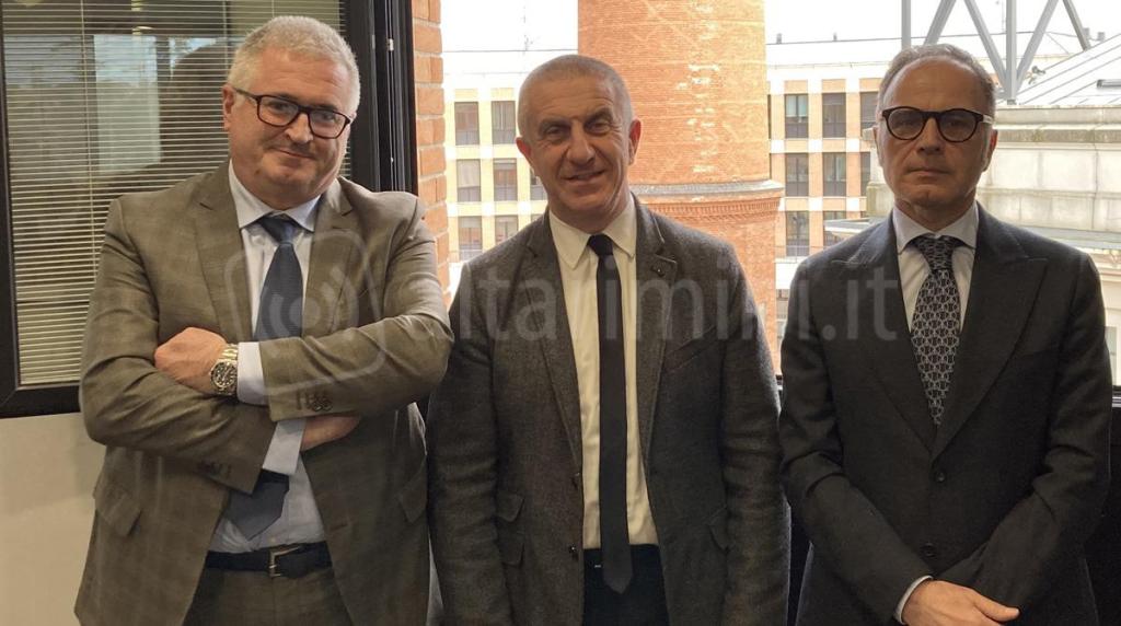 Il vicepresidente Roberto Biondi, il presidente Tonino Bernabè e il direttore generale Gian Nicola Scarcella