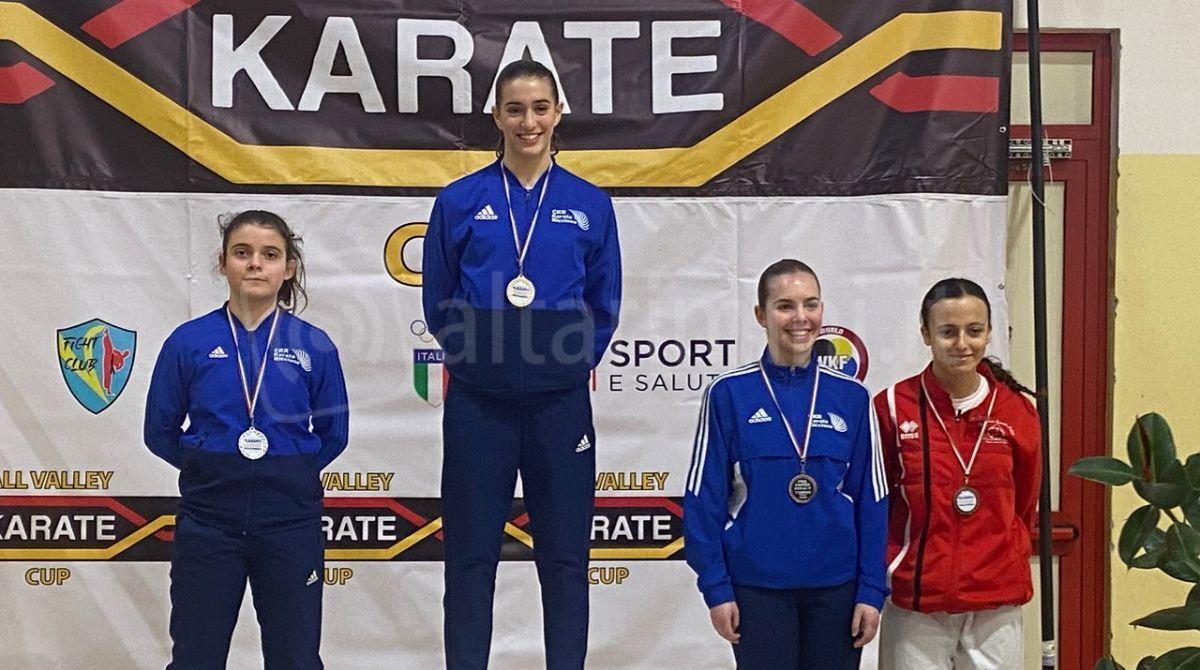 Karate, weekend con medaglie e soddisfazioni per gli atleti riccionesi - Maria Marconi medaglia d'oro
