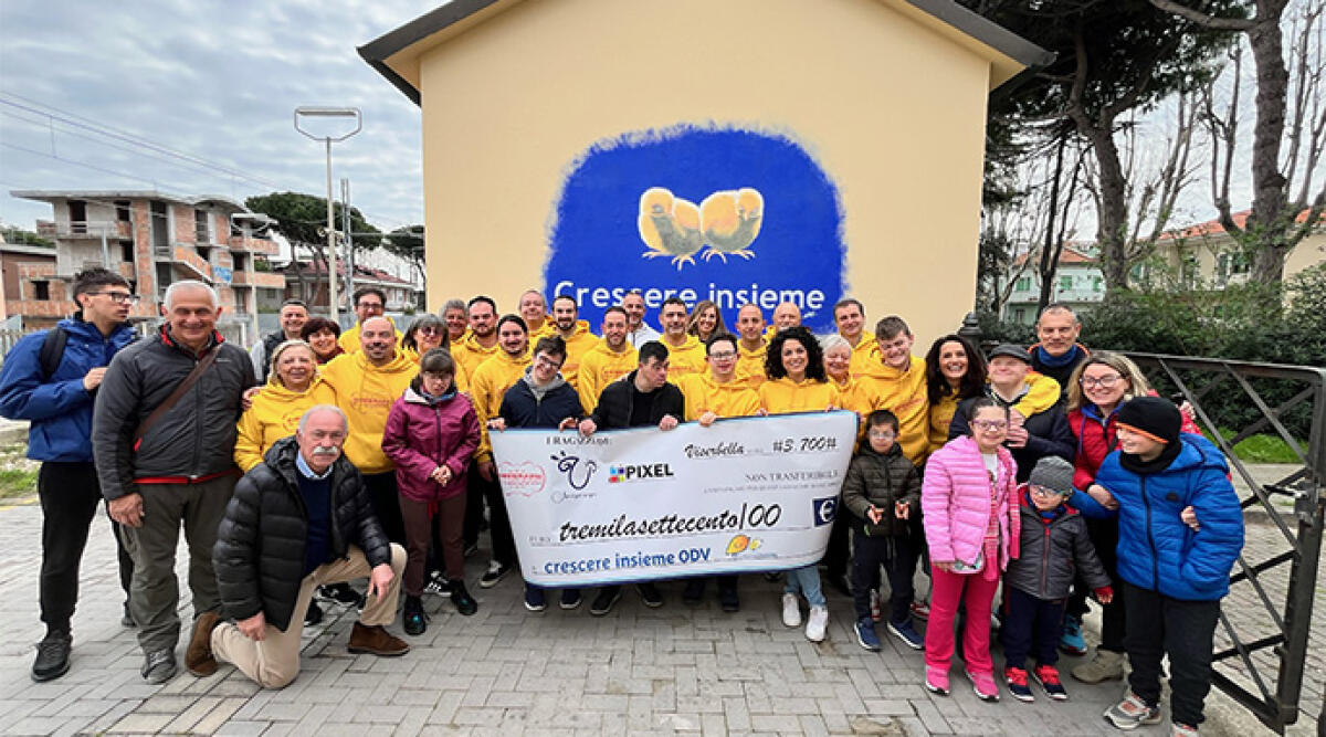 Viserbella solidale, dagli eventi natalizi una donazione all'associazione Crescere Insieme - 