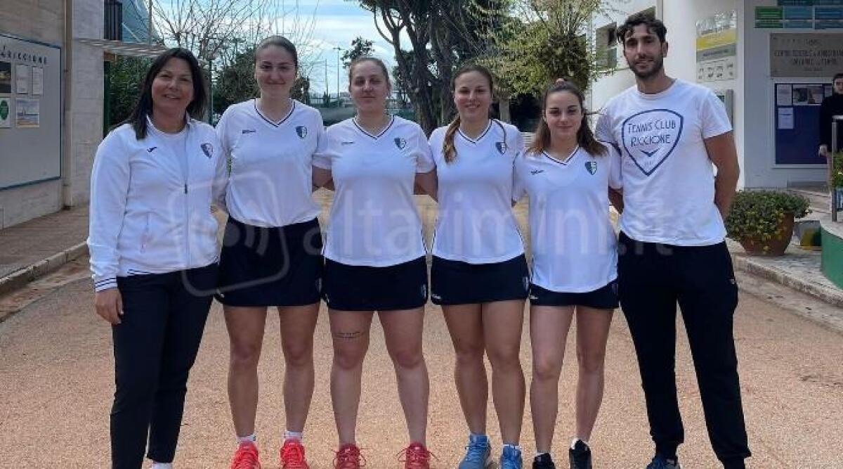 Tennis C femminile, all'esordio in casa per la squadra del Tc Riccione - 