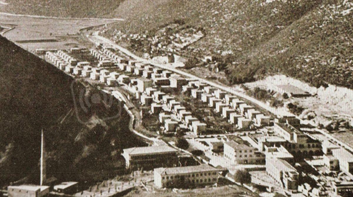 Disastro minerario di Arsia: tra le vittime tanti dal Montefeltro, incontro a Novafeltria - La zona della miniera in uno scatto d'epoca