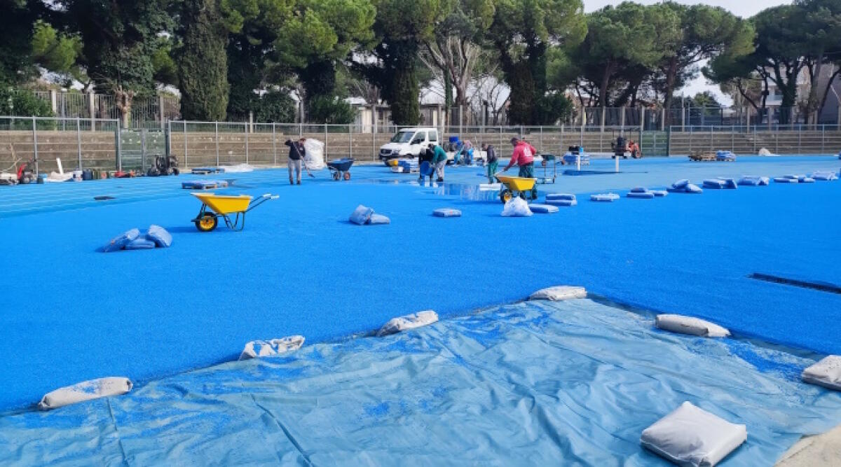 A Riccione al via i lavori di manutenzione straordinaria per la pista d’atletica - Lavori alla pista di atletica