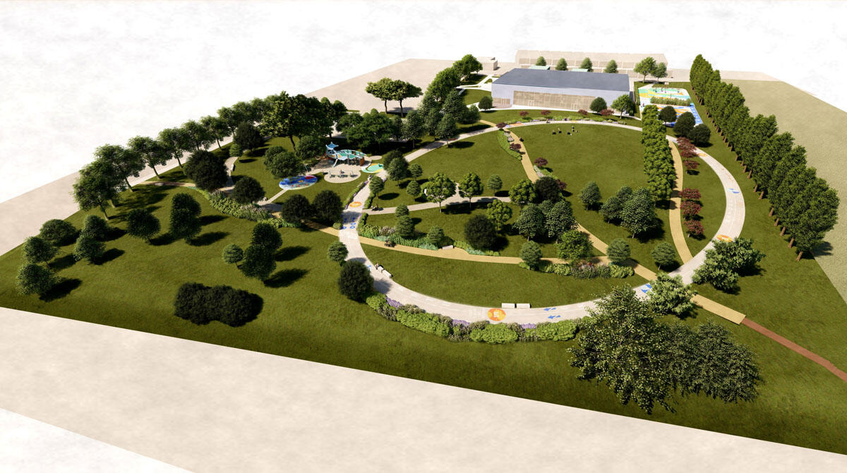 Ecco come sarà il nuovo parco Don Tonino Bello di Viserba: ambizioso restyling da oltre 1 milione di euro - Parco Don Tonino Bello: i rendering