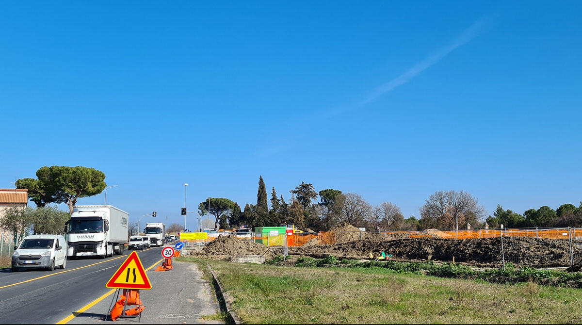 Cantiere nuova rotatoria di San Vito: prorogate fino al 22 marzo le modifiche alla viabilità - Cantiere San Vito