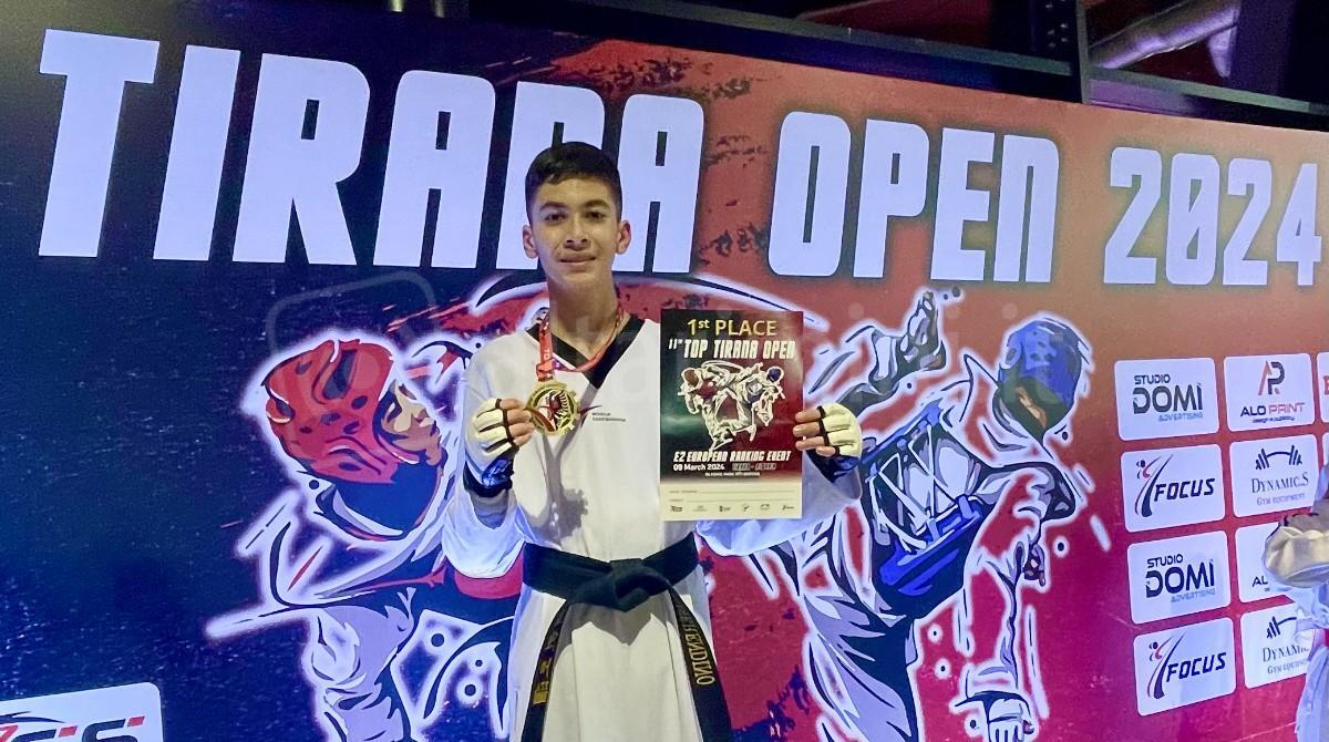 Taekwondo, il marignanese Andreas Miserendino vince l'Oro all'Open E2 di Tirana - Andreas Miserendino