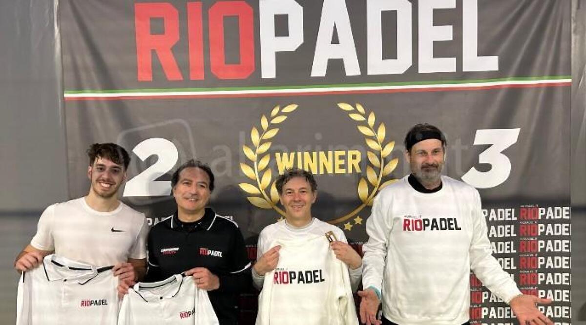 RioPadel, torneo del lunedì: la spuntano Angeli-Fravisini su Molinari-Briolini. Campionato invernale: le classifiche - 