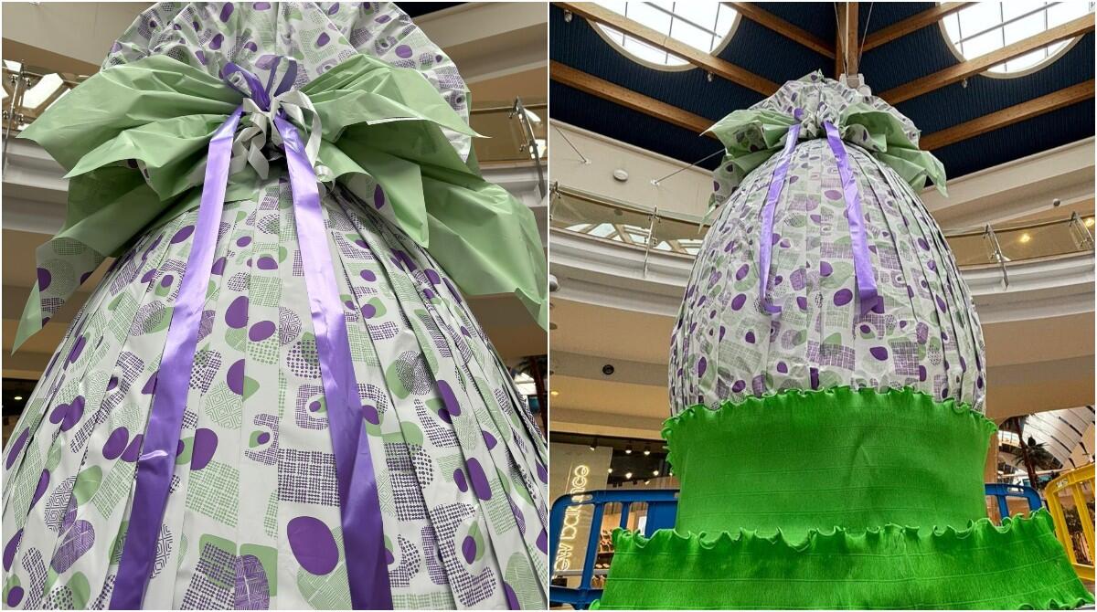 Le Befane aperto a Pasqua: si "schiude" il maxi uovo gigante di cioccolato - Il maxi uovo di cioccolato de Le Befane, Rimini